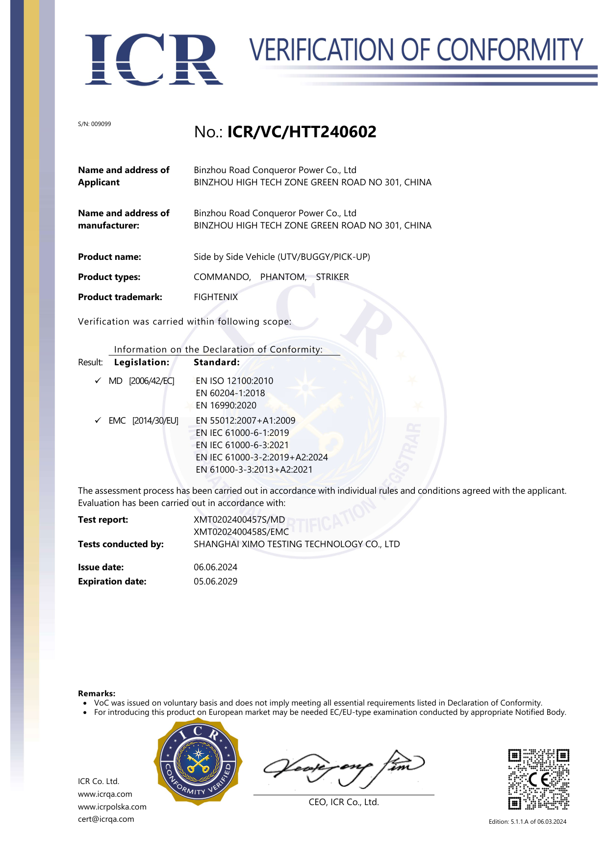 CE Certification